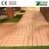 Wood Plastic Composite Terrace Plastic Garden Tile DIY Decking with Certificate CE ISO SGS