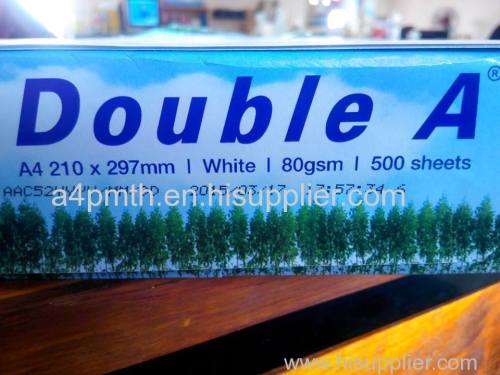 Double A A4 Copy Paper 80gsm Premium Quality DOUBLE A A4