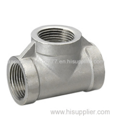 SS304 TEE PIPE FITTINGS