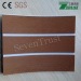 Embossing and sanding synthetic marine teak decking soft PVC decking