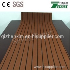 Synthetic teak deck for boat/yacht and PVC soft material boat flooring/ marine deck new style