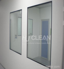 Pharmaceutical clean room windows