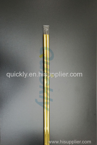 Golden heating quartz infrared emitter