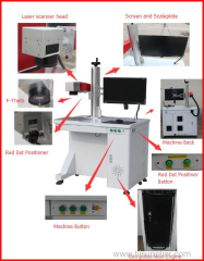 table type fiber laser marking machine with CE certificates