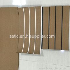 pvc soft deck flooring for yacht boat pontoon Size:190X5MM