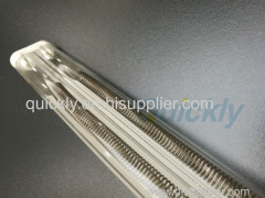 Long cable medium wave ir lamps for heating