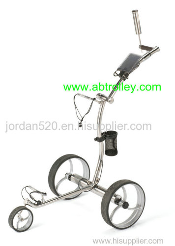 009E electrical stainless steel golf trolley