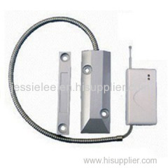 Wireless shutter door magnetic sensor