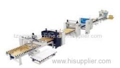 Stainless steel laminating/sticking machine production line using PUR hotmelt glue for making household appliance door