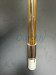 Medium wave single tube quartz heating lamp