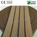 2017 Synthetic teak PVC boat deck flooring black stripe and easy-install soft boat deck