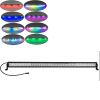 Straight Led light bar 300w 52Inch RGB Chasing over 72 modes Flashing