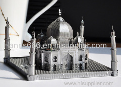 stainless steel Taj Mahal 3D jigsaw