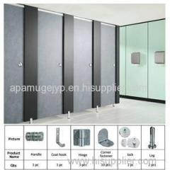 Anti-bacterial And Moisture-proof HPL Swimming Pool Shower Room Partition