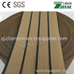 Cheap Synthetic teak wood for boat/yacht floor and interior/exterior marine floor