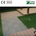 Cappuccino Mosaic Stone Tiles with WPC composite deck tiles: 30x30cm