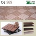 WPC waterproof DIY tiles/Quick and easy decking/Plug-and-play WPC solar decking tile