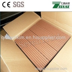 Outdoor Anti-UV Non-Slip Waterproof WPC DIY Decking Tiles for Swimming Pool