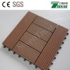 Beautiful outdoor WPC DIY tiles and easy install WPC interlocking deck tiles (30cmx30cm)