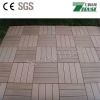Good quality with cheap price outdoor WPC DIY tiles(30cmx30cm)