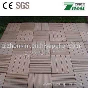 Good quality with cheap price outdoor WPC DIY tiles(30cmx30cm)