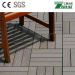 Heat-resistant outdoor WPC DIY tiles and easy install WPC interlocking deck tiles (30cmx30cm)