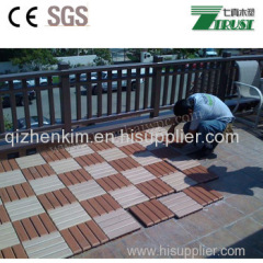 WPC outdoor DIY decking and 100% recycled WPC DIY board and Waterproof and fireproof DIY composite decking