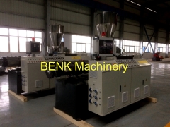 Conical double screw extruder for PVC roof tile extrusion line