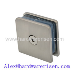 glass clamps madeof Zinc alloy finishing Satin or mirror