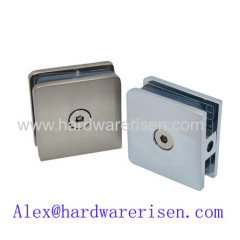 glass clamps madeof Zinc alloy finishing Satin or mirror