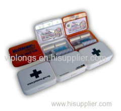 Mini plastic first aid kit