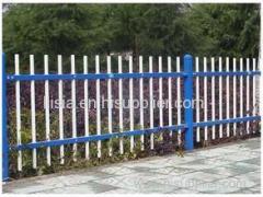 High security PVC-coated galvanized zinc tubular steel fence for sale