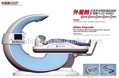 Alien Capsule non-surgical spinal traction system for neck pain