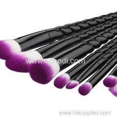 Newest private lable unicorn makeup brushes 8pcs unicorn brushes