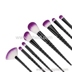 Newest private lable unicorn makeup brushes 8pcs unicorn brushes