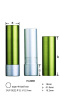 Aluminum Lipstick Tube Lipstick Case Lipstick Container