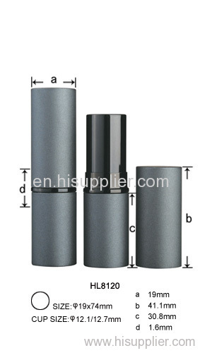 Empty Aluminum Painted Lipstick Container 12.1mm 12.7mm