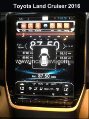 Toyota Prado 2010-2015 Glonass Navigation System Tesla Modell Car Radio Player Wholesale