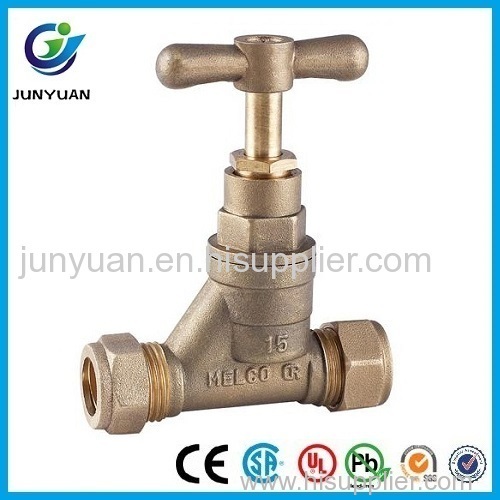 PEX-UK Brass Copression Stop Valve