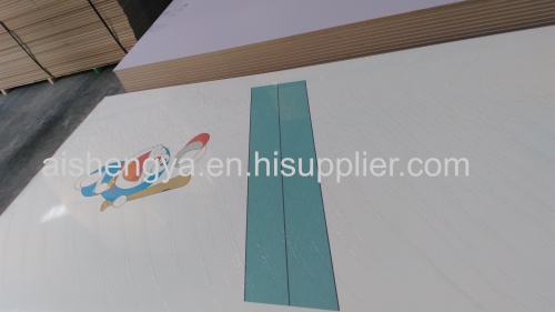 High-definition digital printing on HD paper stick on wood sheet as furniture panel or home decoration