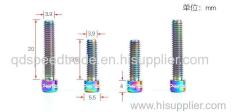 Titanium Fasteners anchor colourful