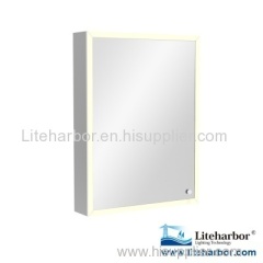 Framed Bathroom Illuminated Mirror Cabinet