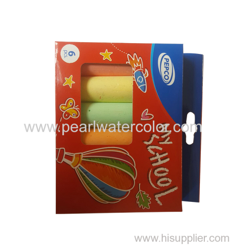6pc Color School JUMBO Chalk