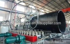 PE steel strip winding pipe production linespiral pipe extrusion line- spiral pipe production line