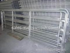 Hot dipped galvanized livestock metal fence panels / cattle panel horse panel yard