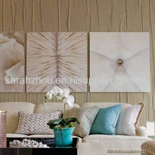 Decorative Wallpaper Colorful Pleated Suede Wallpaper for Home Decoration