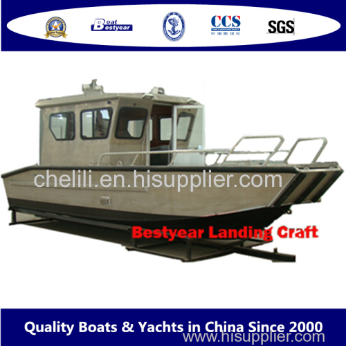 Aluminium landing boat 750