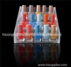 Acrylic Nail Polish Countertop Display Stand Cutomized With Logo