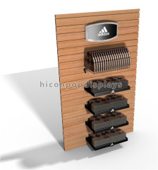 Wall Mount Slatwall Display Units / Slatwall Caps and Hats Displays