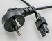 Israel SII standard rohs approval ac power cable with high quality Israel SII 3 pin electrical plug